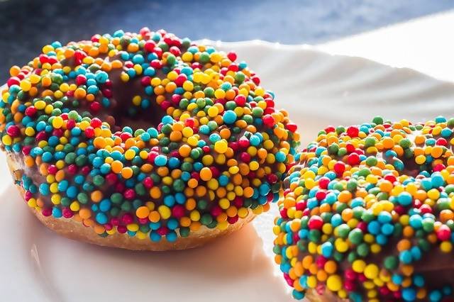 Multicolored Donuts